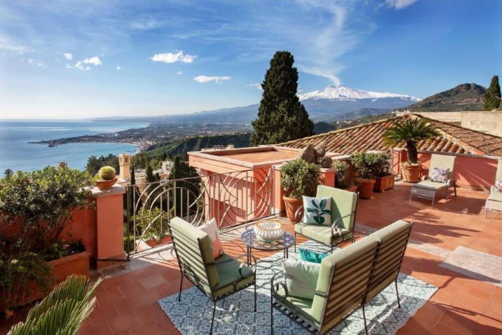 Villa Torre Sicilia Taormina Bagian luar foto