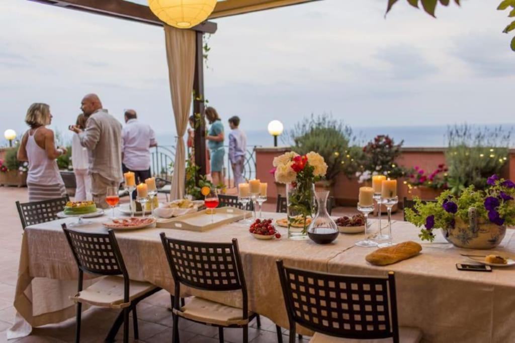 Villa Torre Sicilia Taormina Bagian luar foto